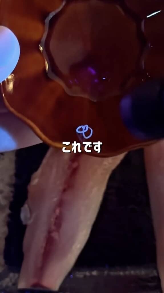 1日目にしてアニサキスを発見！
