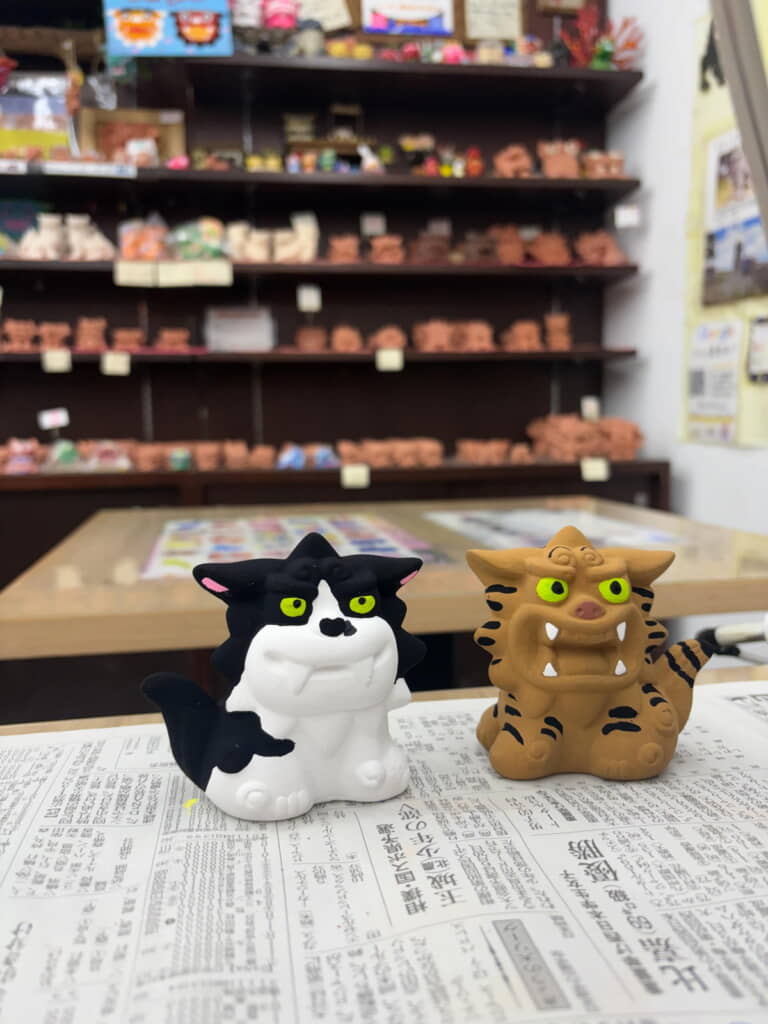 シーサー猫ちゃん……！