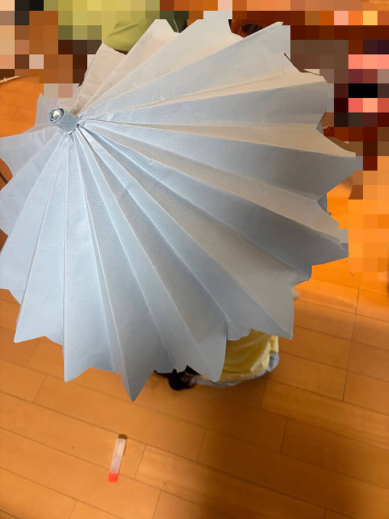 子どもが作った傘