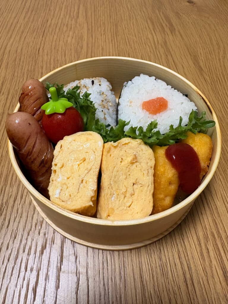 15分で完成したとは思えないクオリティのお弁当！