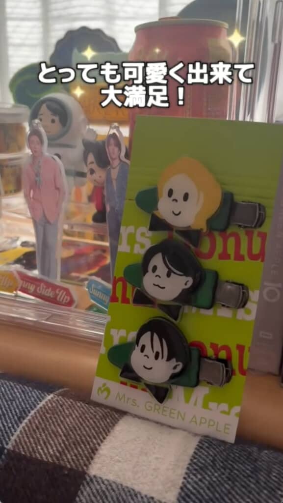 こんなにかわいい前髪クリップができました！