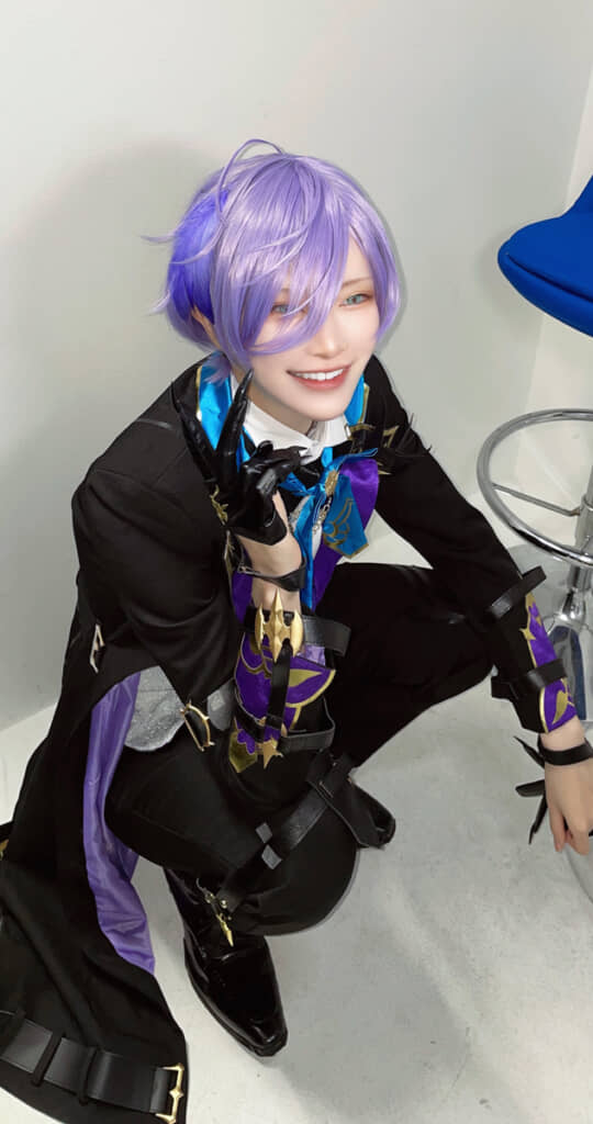 榊ネスになりきったコスプレ後の姿