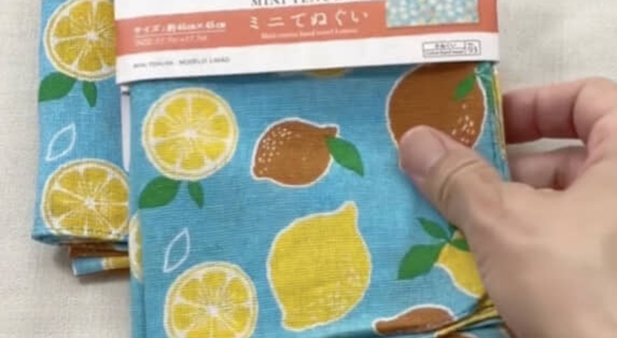 ダイソーの“ミニ手ぬぐい”→2枚重ねて、ちくちく縫い合わせたら……　ミシン不要の“便利アイテム”に「簡単で綺麗に仕上がりますね」（1/2） | ハンドメイド ねとらぼ