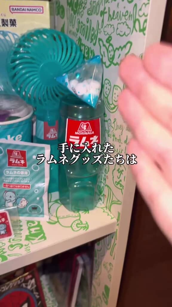手に入れたグッズたちは家で飾る