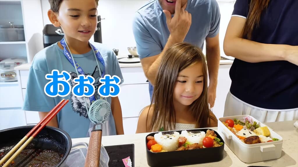 スイス在住のママが子どもたちに作った日本のお弁当