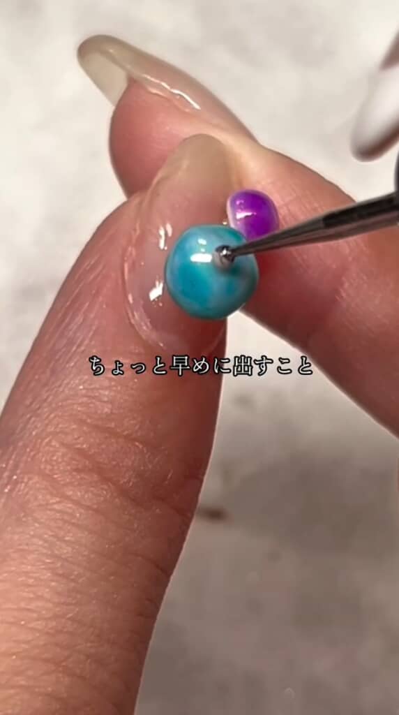 ドット柄にする