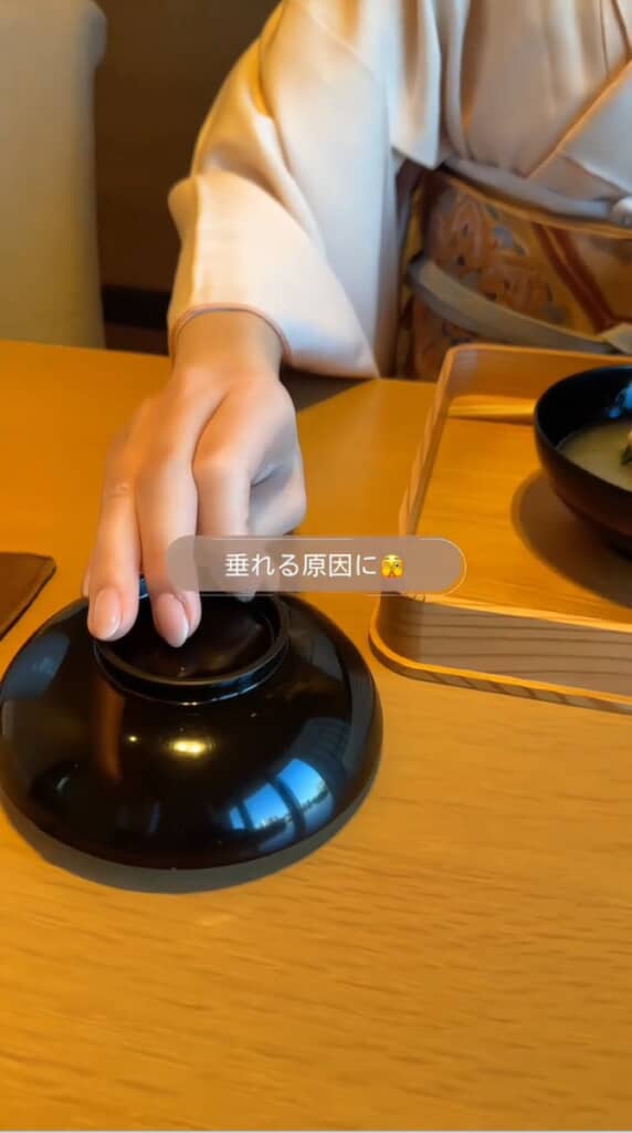 ふたをそのまま置くのはNG