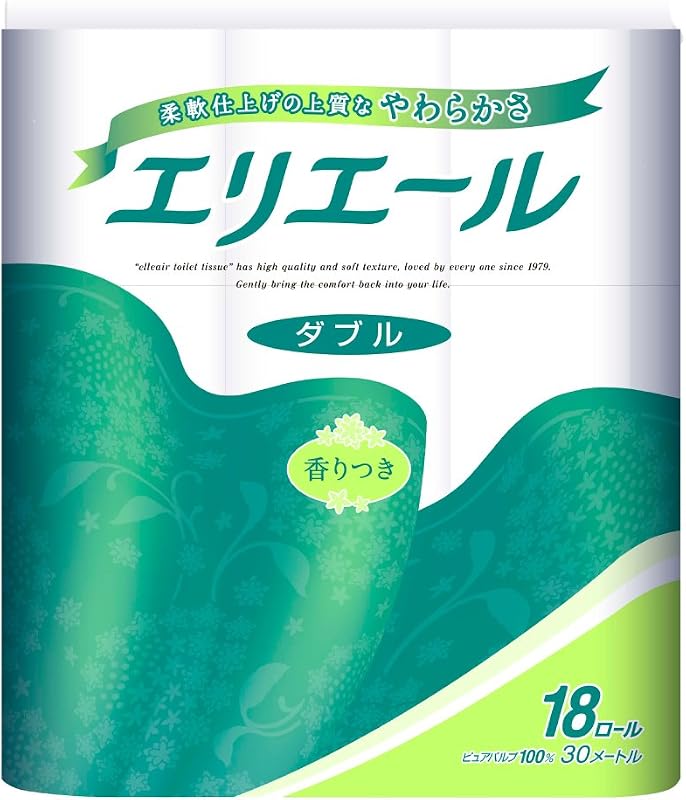 エリエール トイレットペーパー 30m×18ロール ダブル