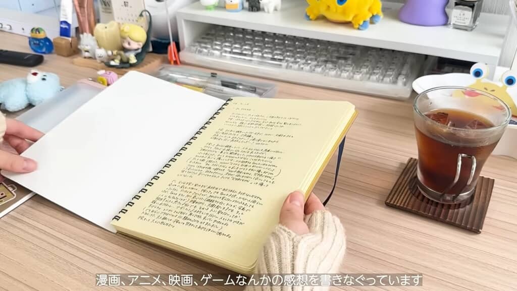 アニメや漫画、映画などの感想を書きなぐっているそうです