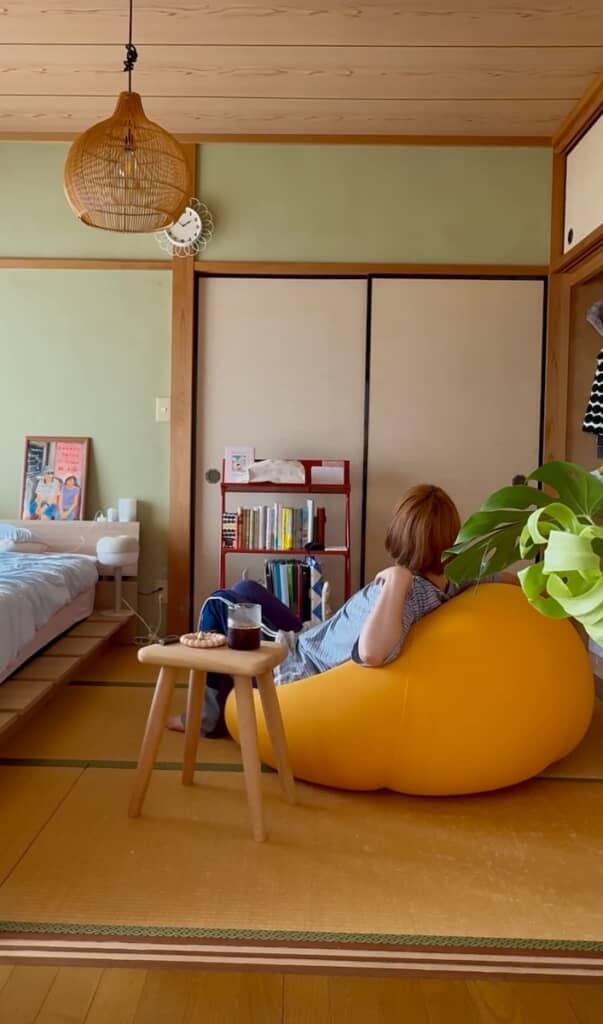和洋折衷な和室の寝室