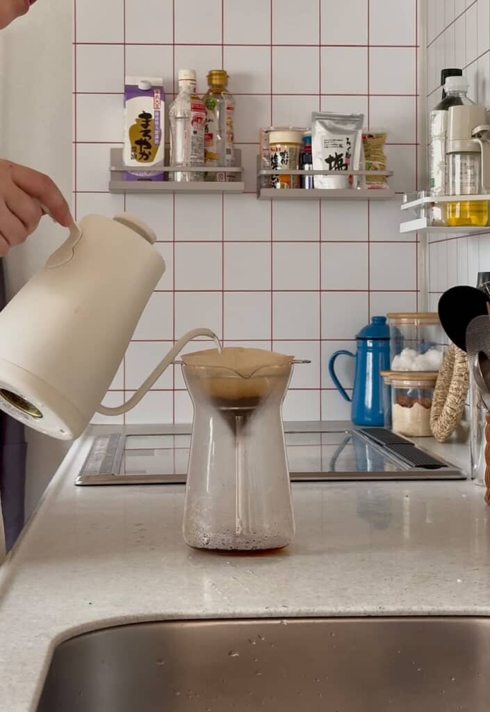 ていねいにおいしい1杯を用意