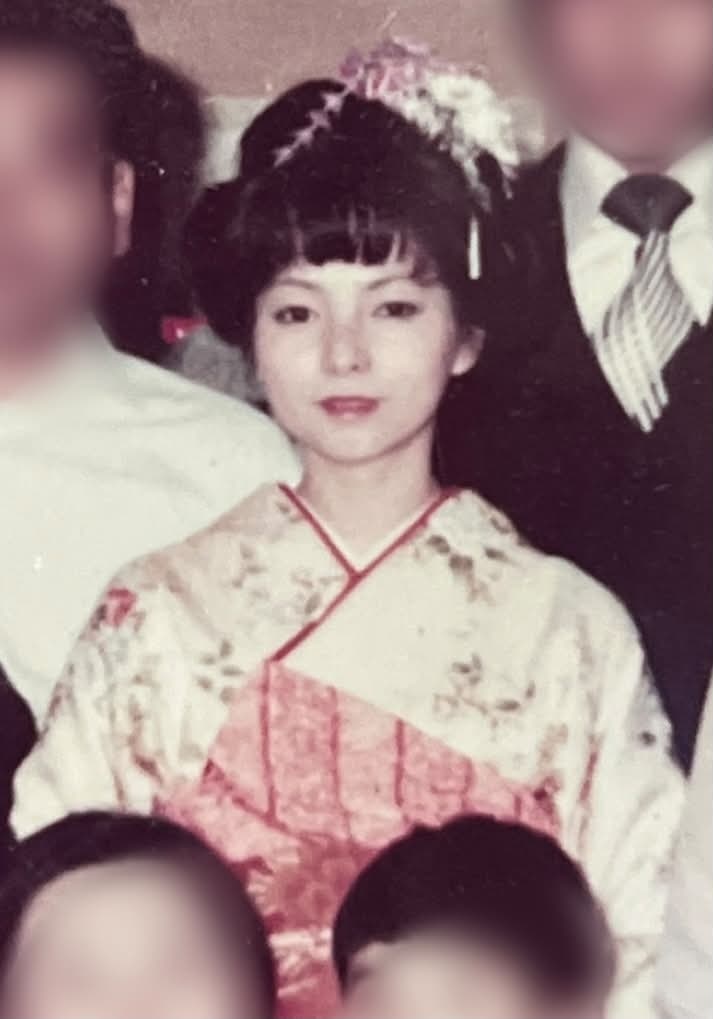 20歳のころの着物姿の祖母