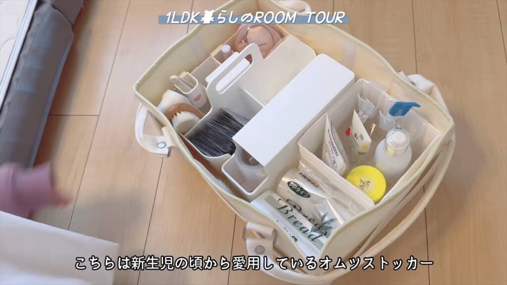 工夫がたっぷりのオムツストッカー