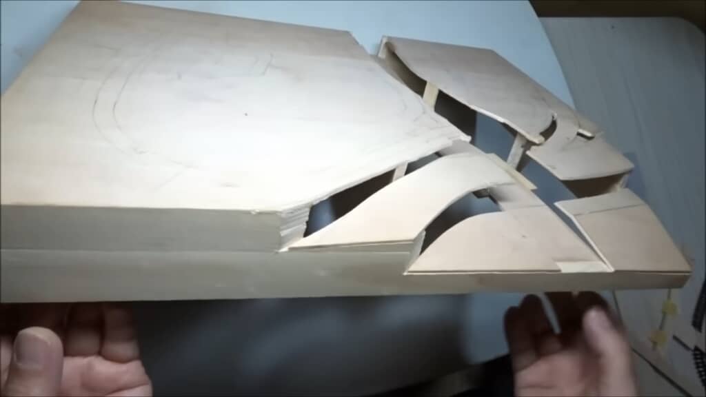 昭和の江ノ電ジオラマの制作過程