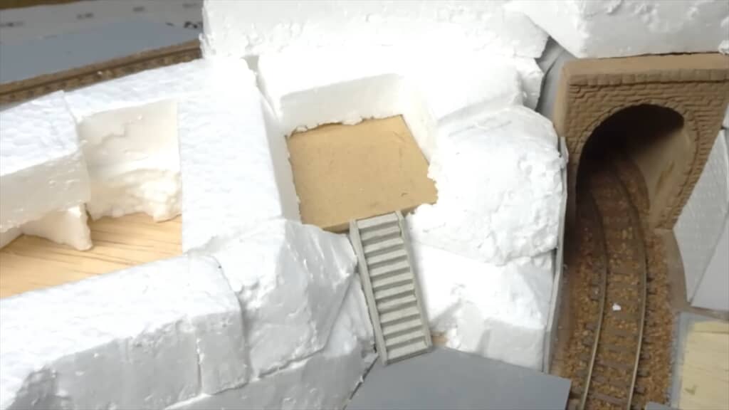 昭和の江ノ電ジオラマの制作過程