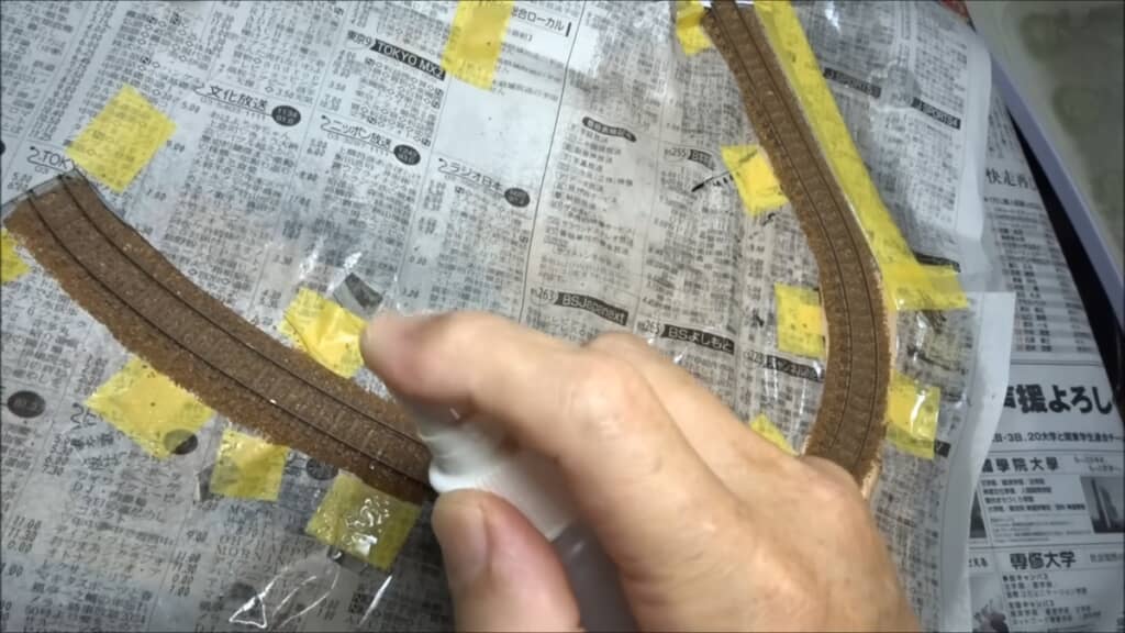 昭和の江ノ電ジオラマの制作過程