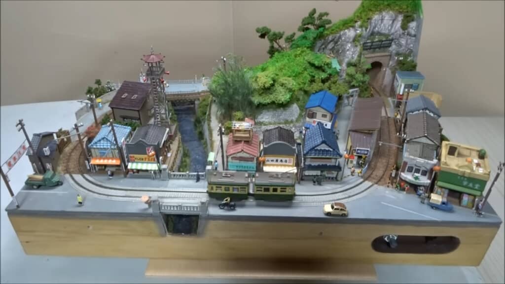 昭和の江ノ電ジオラマ
