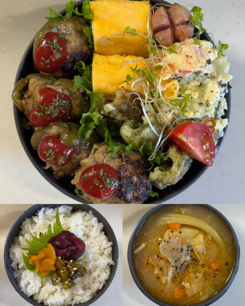 おかずと愛情がぎゅうぎゅうに詰まってる！