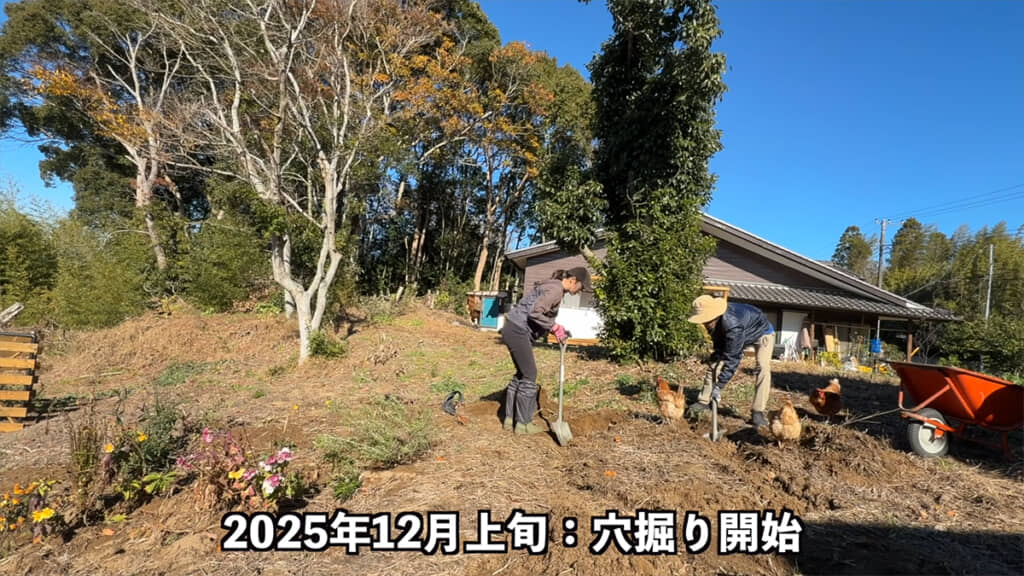 2025年12月に作業をスタートしました