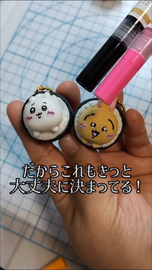 顔を描いたら完成！