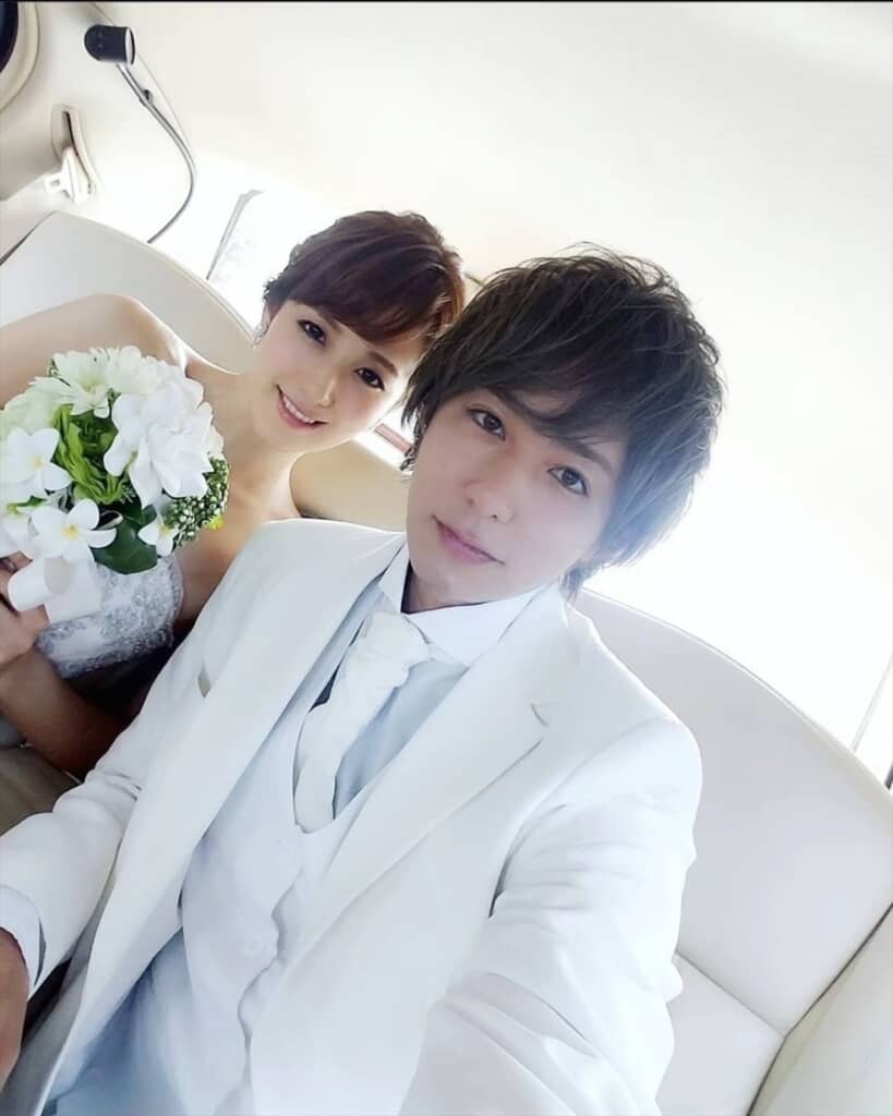 結婚式での2人