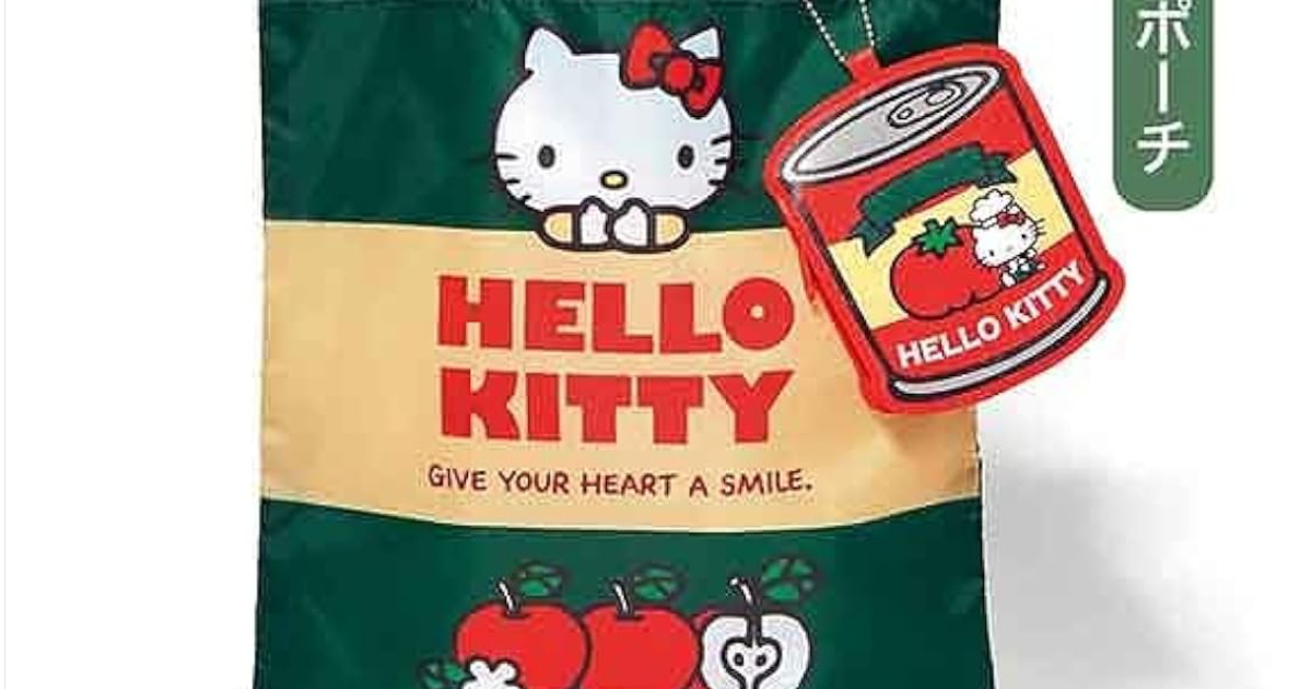 ハローキティの大きな【付録トートバッグ】が登場！ チャームみたいに