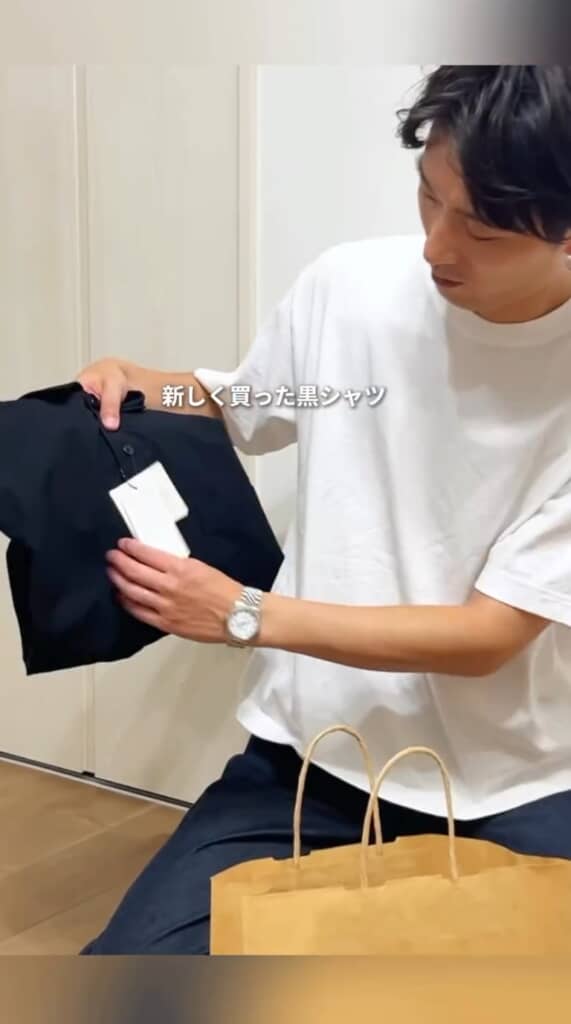 購入したイージーケアソフトシャツ