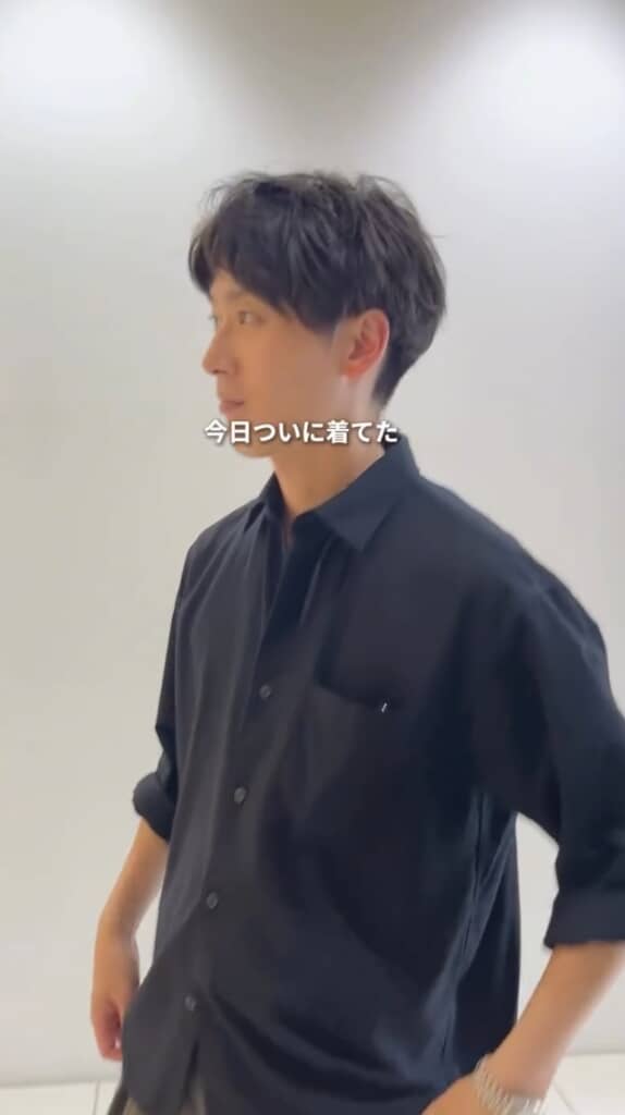 さらっと着てみました