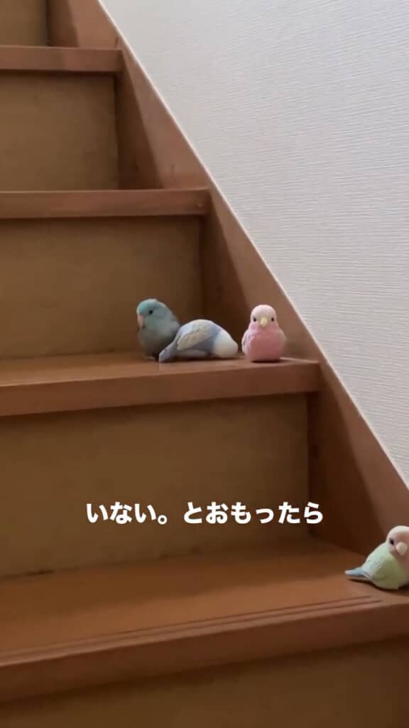 3つの置物が集まっている?