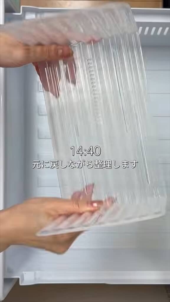家事代行のプロによる冷蔵庫の整理整頓