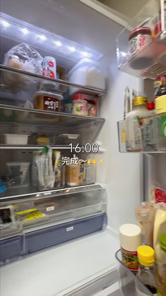 家事代行のプロによる冷蔵庫の整理整頓