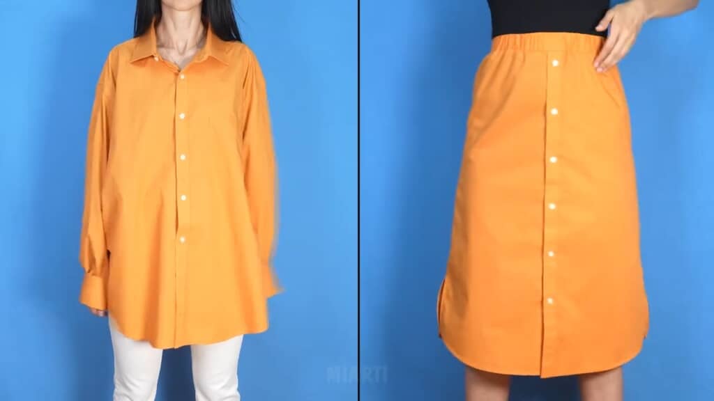 もともとの“あわせ”を生かしたスカートに変身