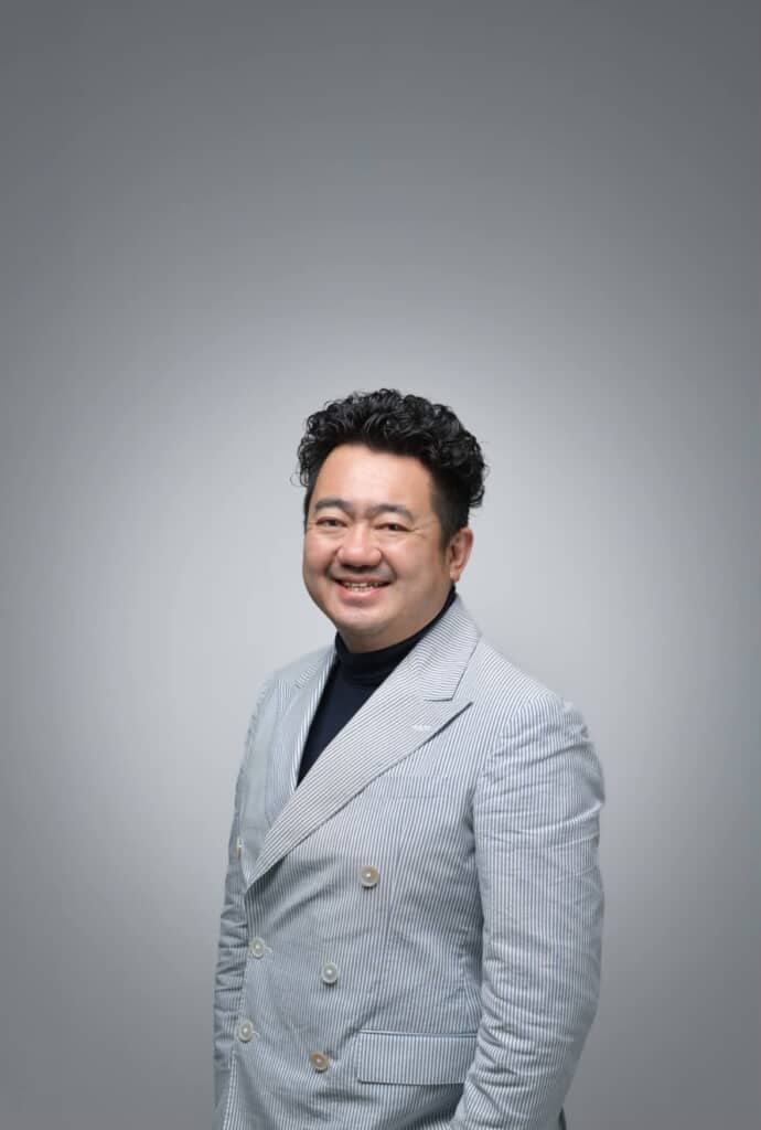 爽やかなスーツ姿
