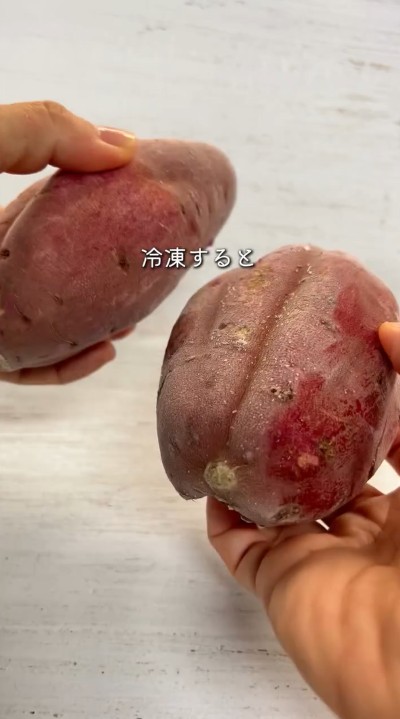 カチカチに凍らせます