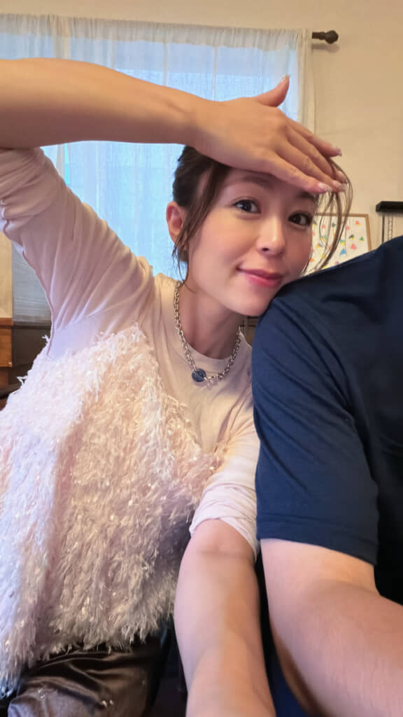 40歳の仲里さんと32歳の夫