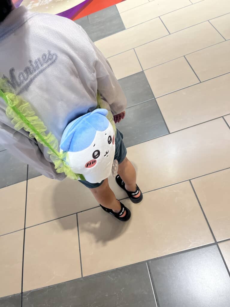 ハチワレのぬいぐるみをもらった
