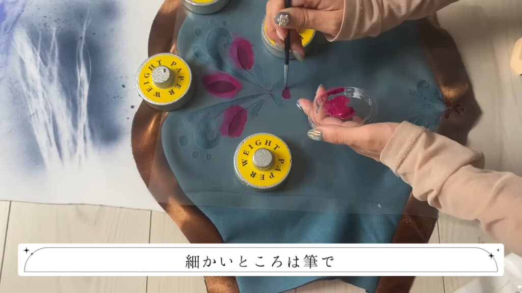 柄をペイントする