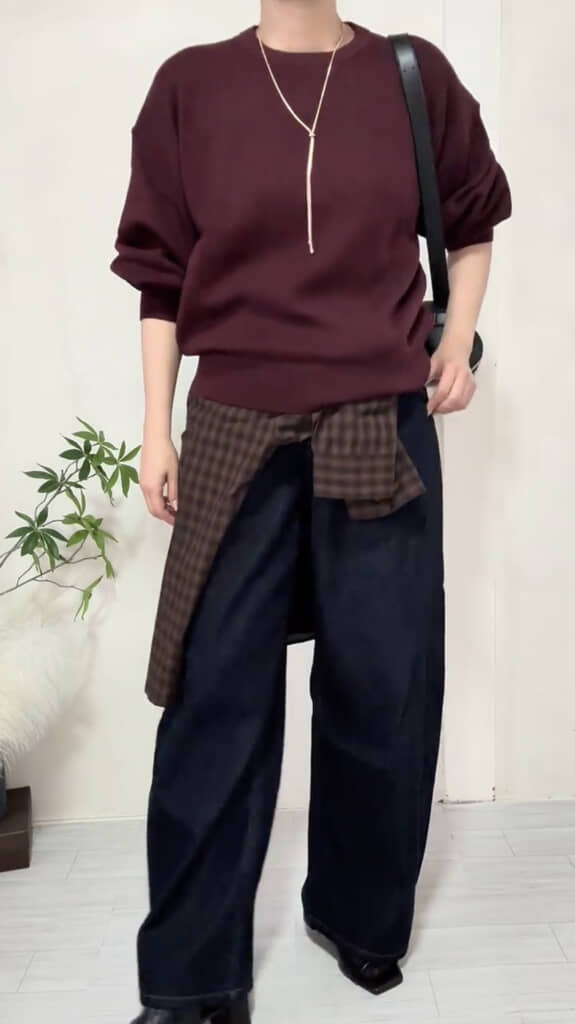 シャツを腰巻きにしてもステキ