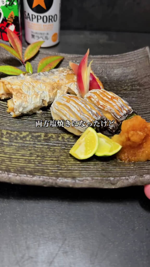 塩焼き2品が完成！