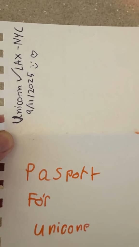 Pasport(Passport) For unicone(unicorn)