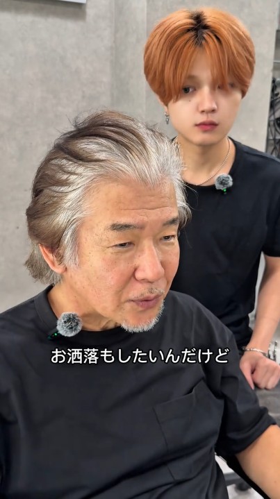 白髪を生かしてオシャレにしたい男性
