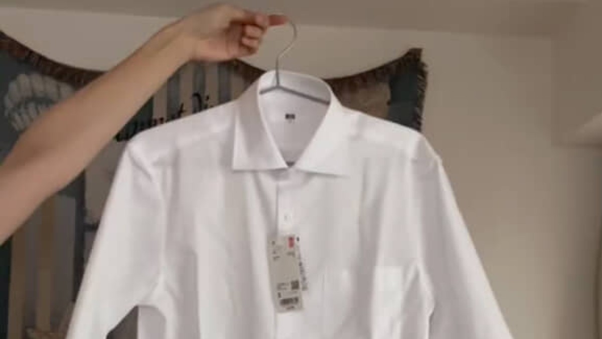 ユニクロのワイシャツに「背骨を作ってみた」　服飾学生の目を疑うアイデアに「かっこよ！」「やってみたくなりました！」（1/3） | ハンドメイド ねとらぼ