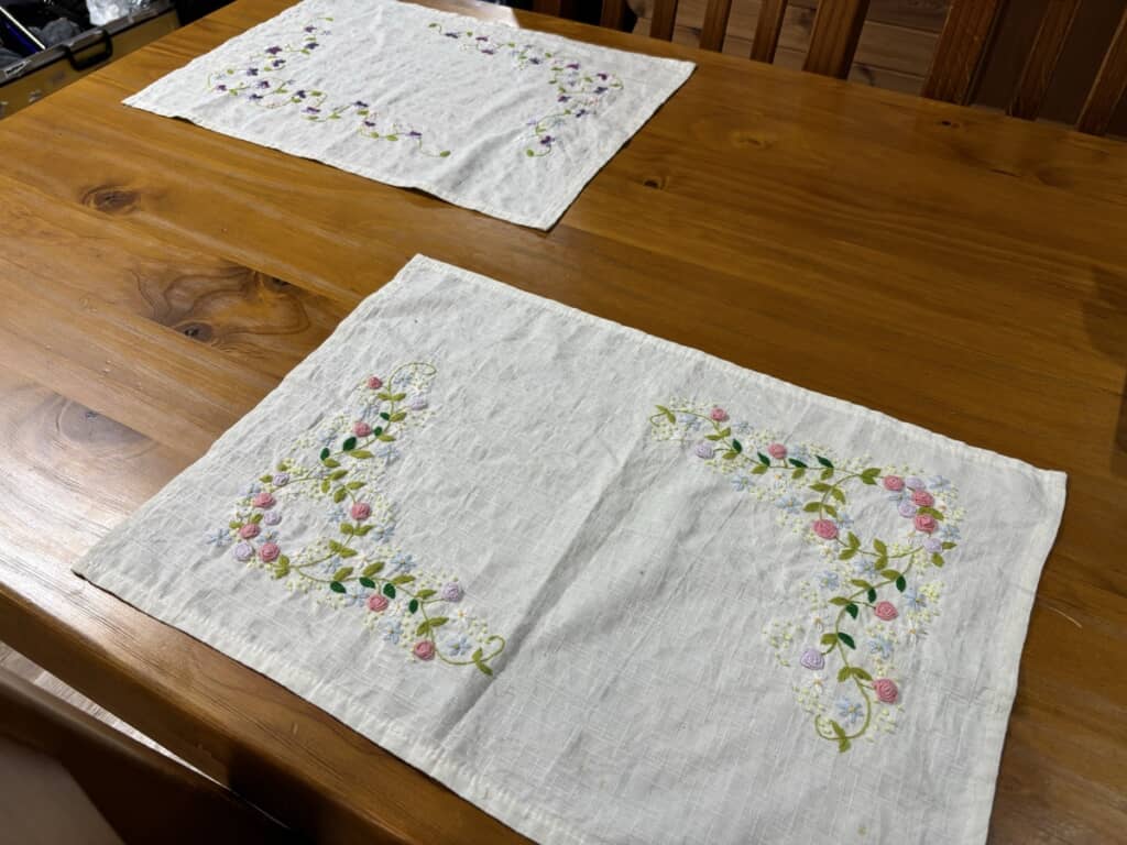 花柄＆植物柄の刺しゅう！