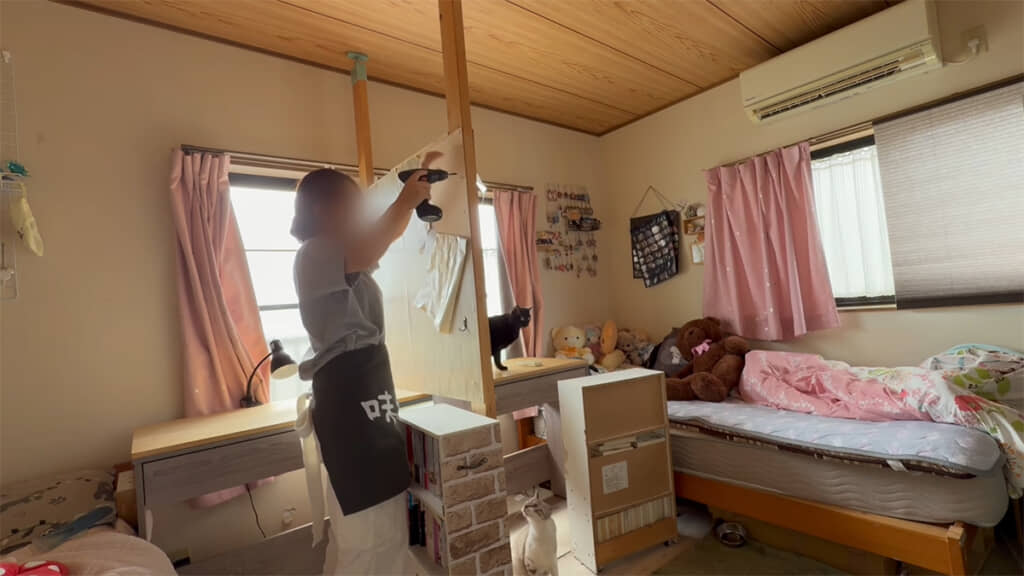 まずはついたてを撤去