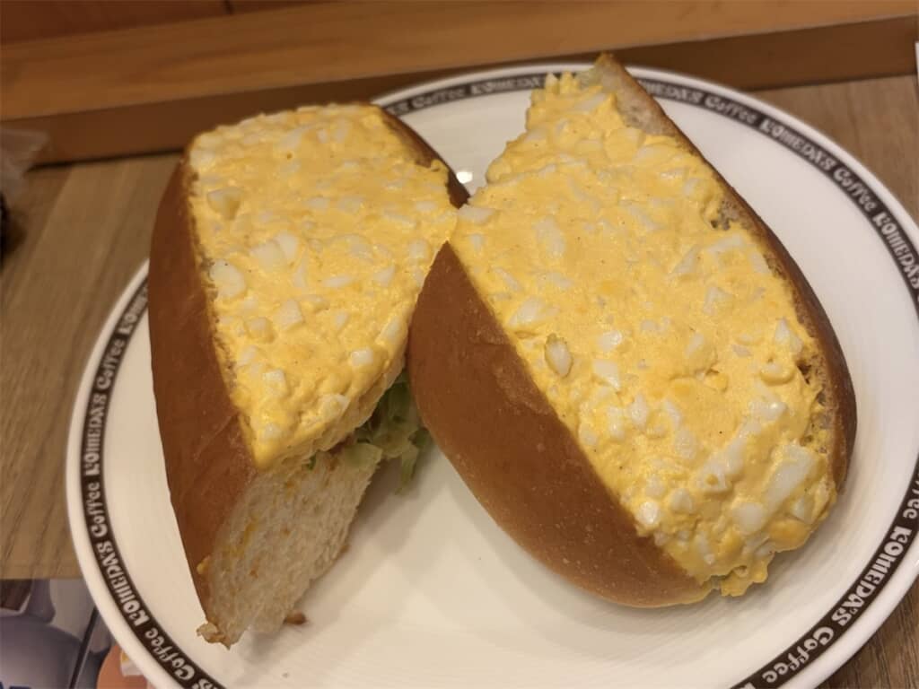 たまごがいっぱいの手作りたまごドッグ