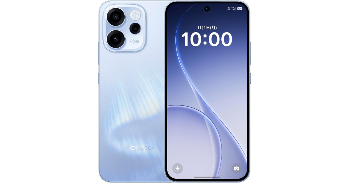 前モデルから何が変わった？ 新型「OPPO Reno15 A」でチェックしておき