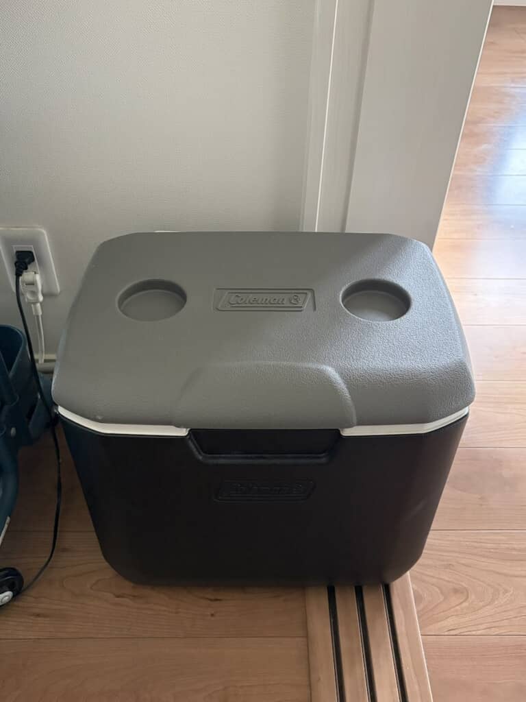 大きなクーラーボックスを開けると……