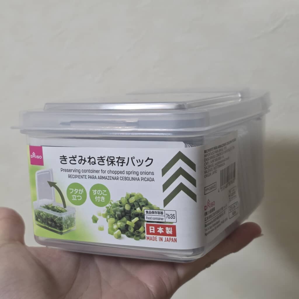 チェキ保存にぴったりだった「きざみねぎ保存パック」