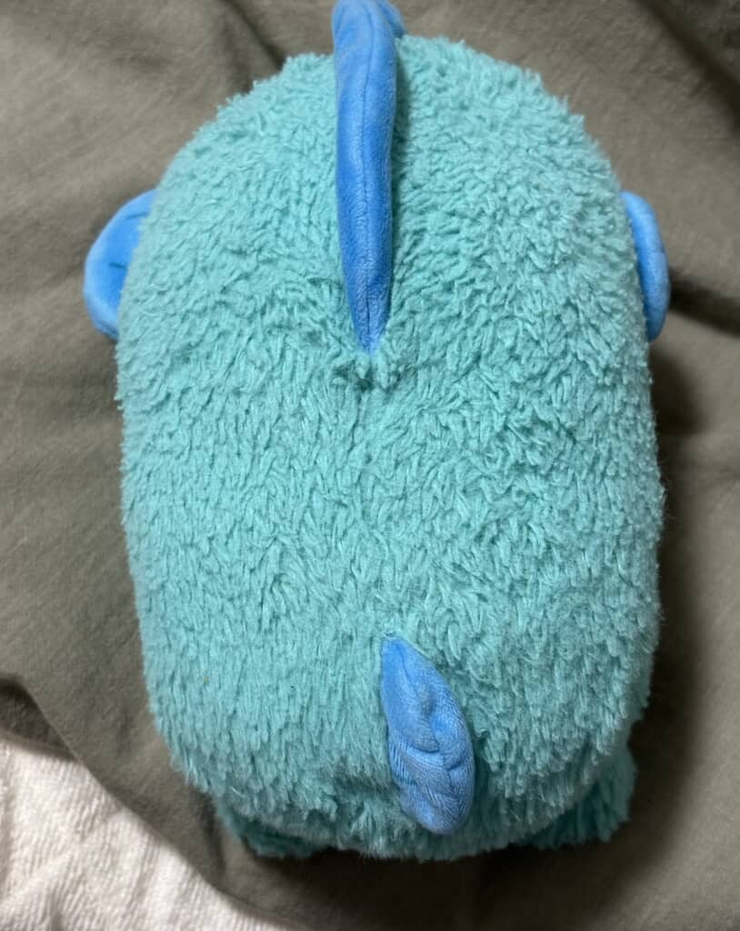お風呂に入って、新しい中身を入れてもらってパツパツボディになったハンギョドン