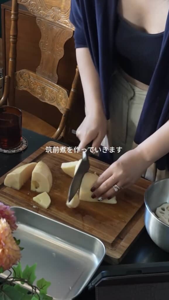 筑前煮を作っていきます
